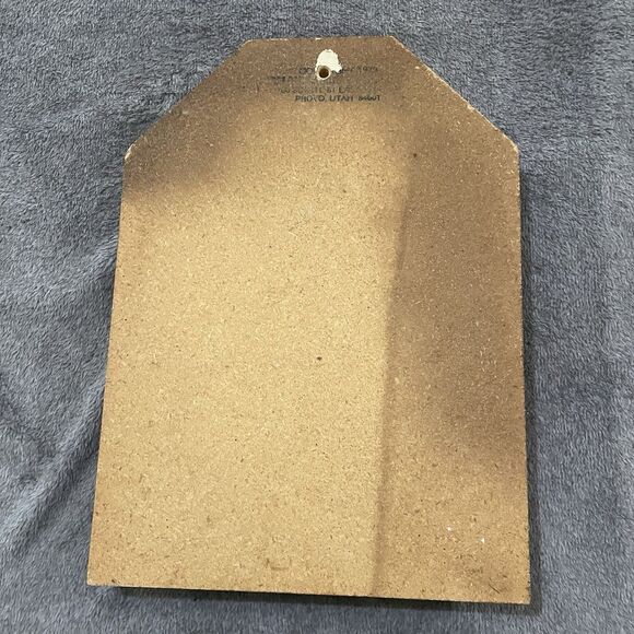 Vintage Thread Holder 42 + 9 Bobbin Wooden Wall Hanging Organizer 1979 Provo UT - Picture 5 of 7